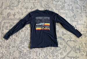 Back to the Future The Musical "Don't Need Roads" Long Sleeve Tee, Size M